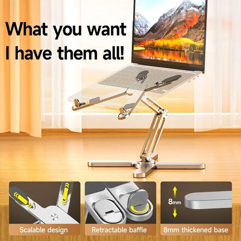 Adjustable Aluminum Laptop Stand for 8?16 Inch Laptops